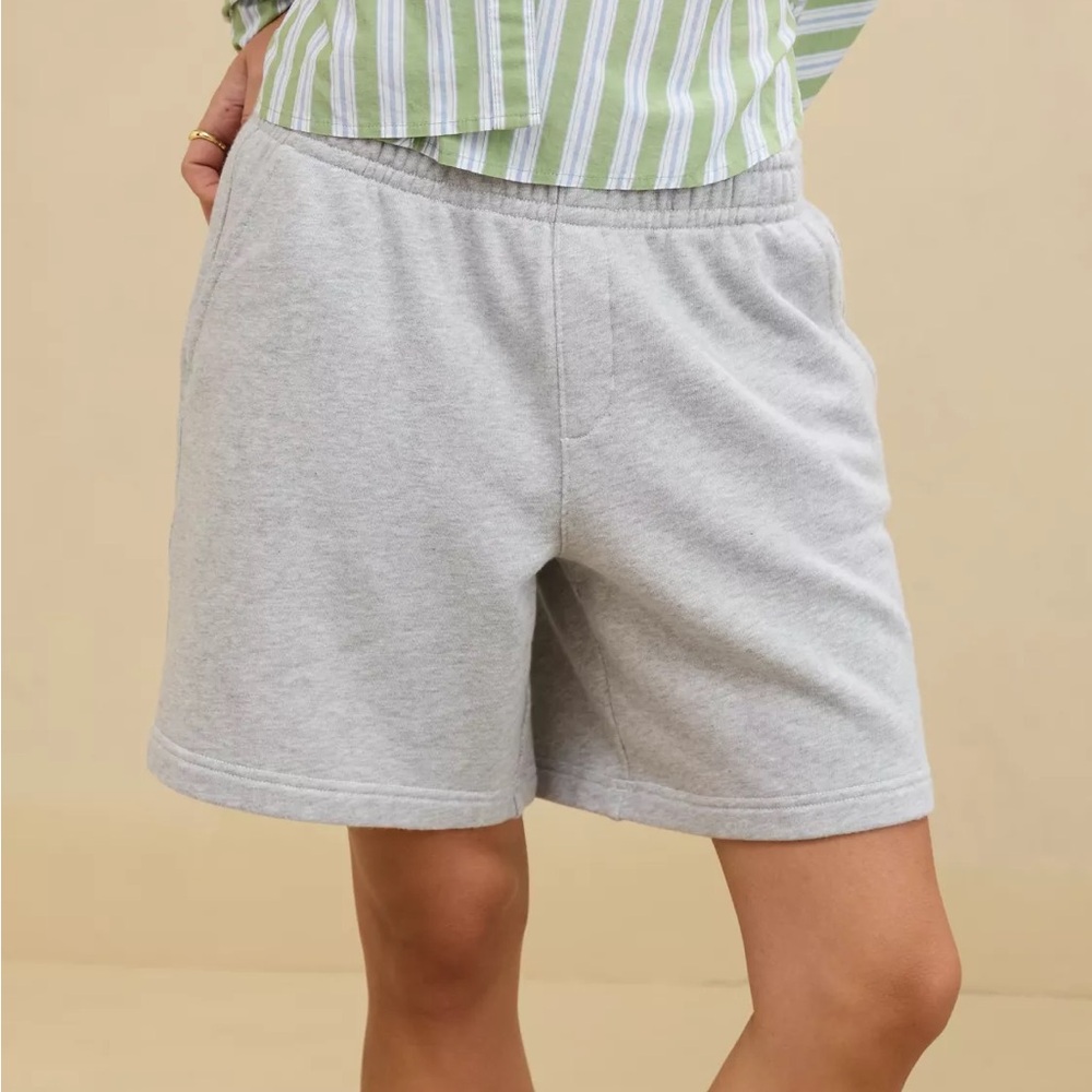 Aerie Soft Heather Gray Lounge Shorts